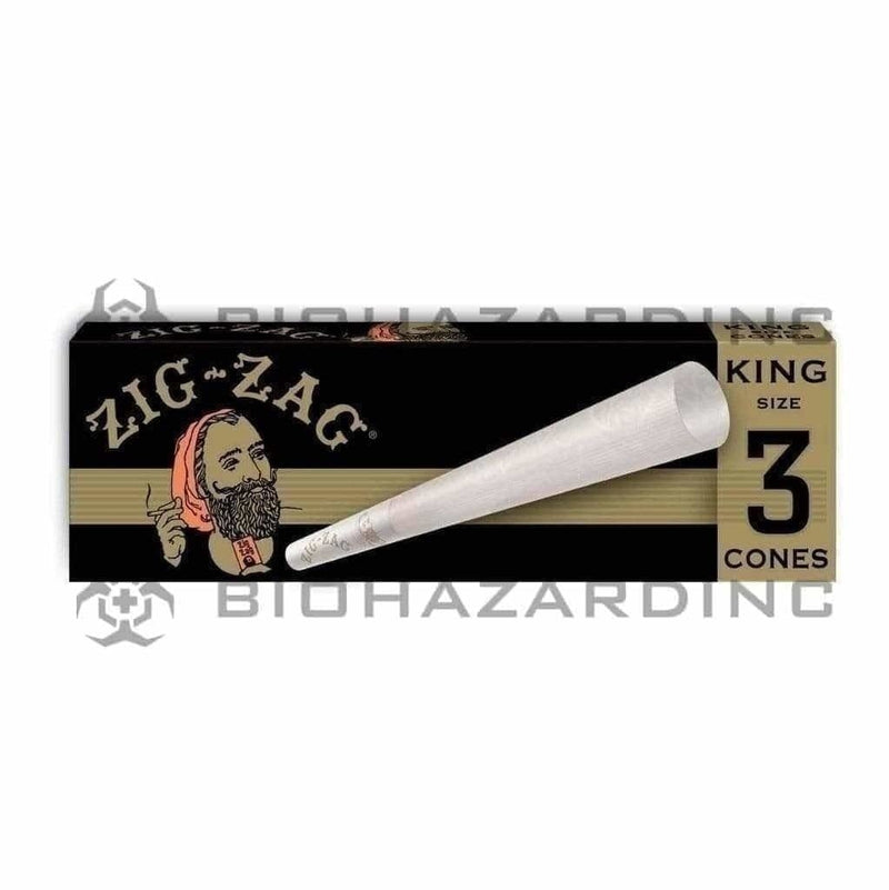 Biohazard Inc Pre-Rolled Cones Zig Zag Promo King Cones - 36 Count