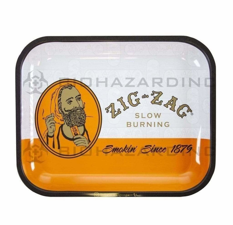 Zig Zag Rolling Tray Zig Zag Tray Large Orange